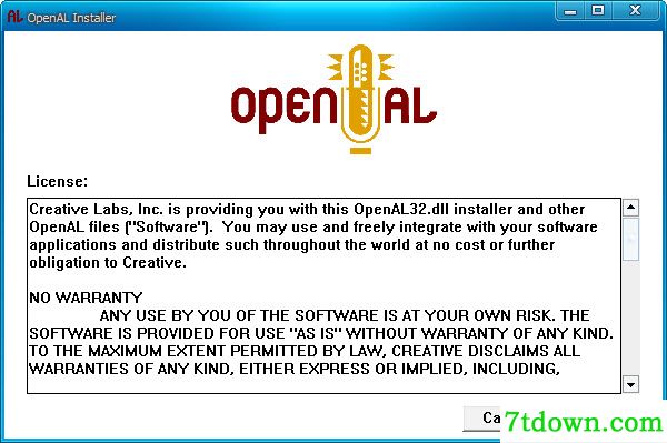 OpenAL官方下载1