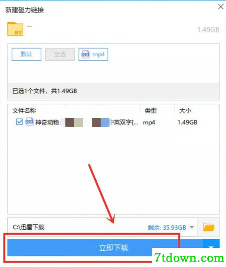 迅雷5.8怎么输入磁链接