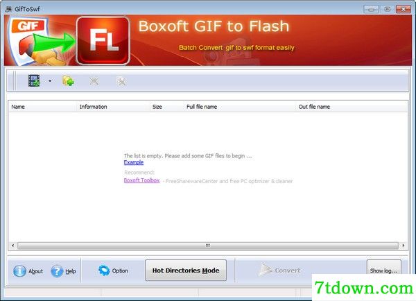 Boxoft GIF To Flash