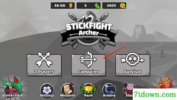 斗弓箭手(Stickfight Archer)