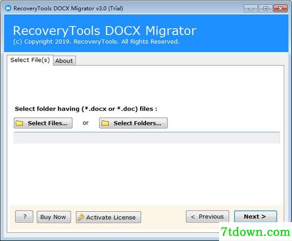 RecoveryTools DOCX Migrator