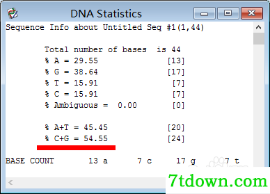 DNA序列GC含量计算4