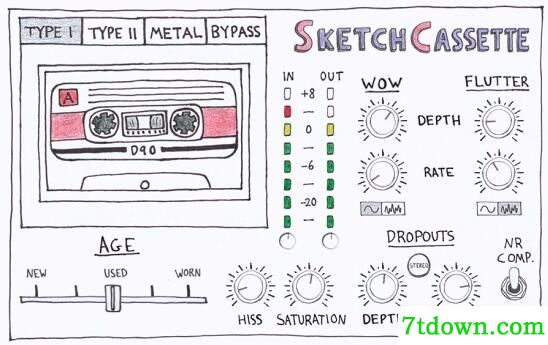 4轨磁带录音机插件