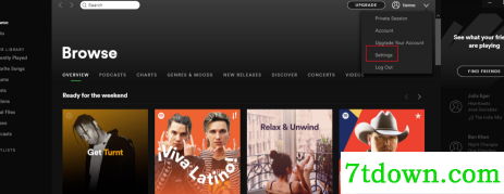 Spotify怎么设置中文2
