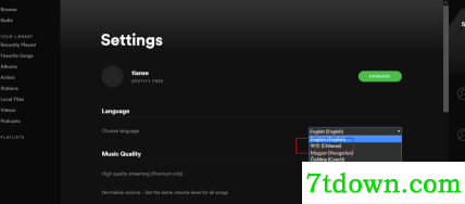 Spotify怎么设置中文4