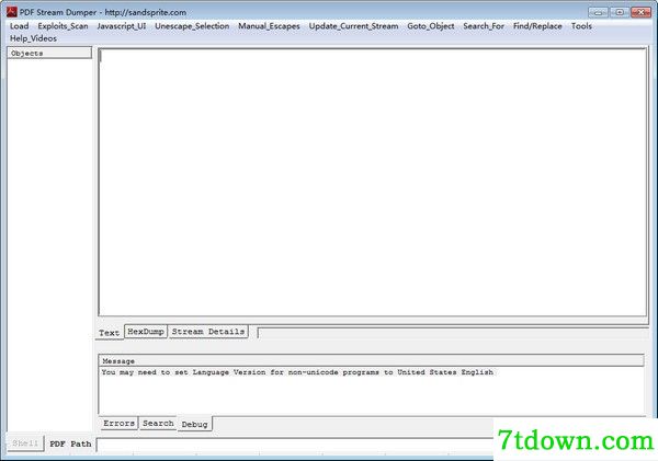 PdfStreamDumper