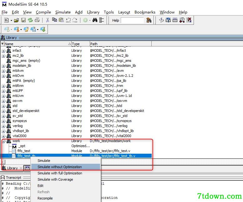 modelsim se 10.5内购版截图16
