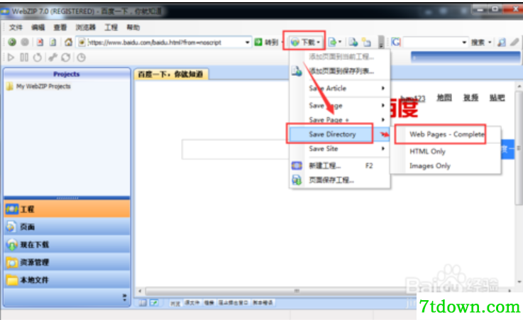 WebZip使用方法4