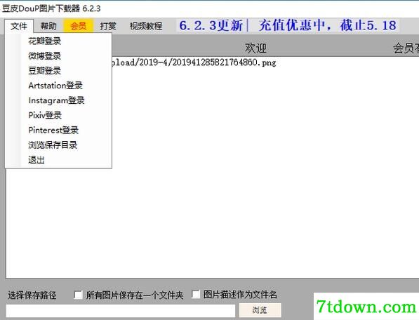 豆皮图片下载器