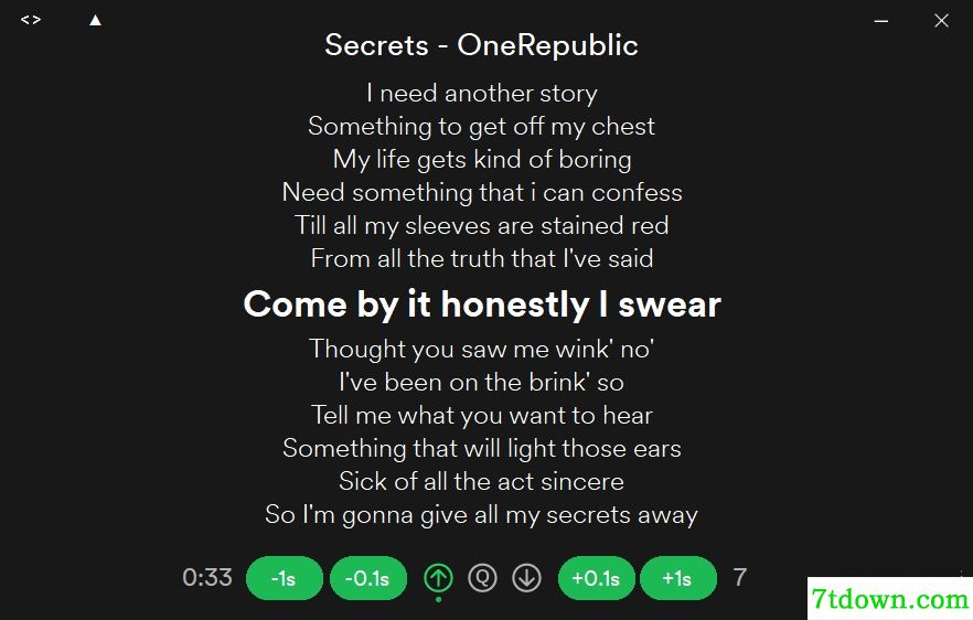 Spotify Lyrics