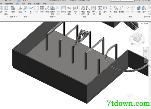 revit2017如何绘制钢筋6