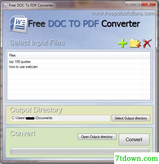 Free DOC To PDF Converter
