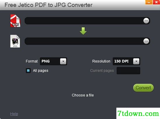 Free Jetico PDF to JPG Converter(PDF文件转换软件) v1.0最新版