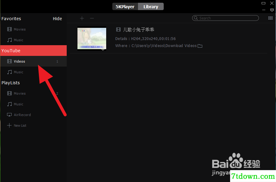 5kplayer怎么转码