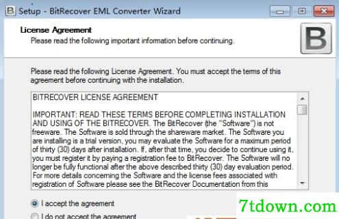 BitRecover EML Converter Wizard