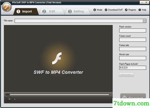 SWF转MP4软件截图1