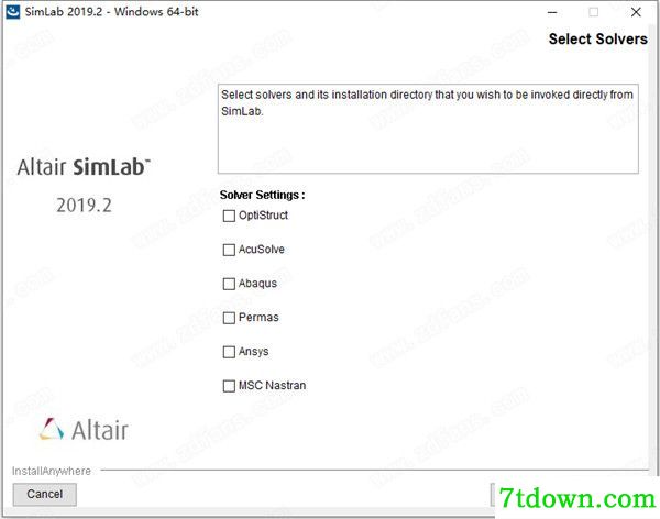 Altair SimLab有限元设计建模软件安装图9
