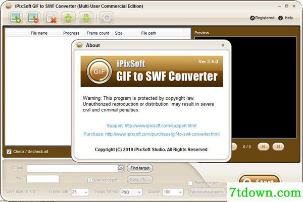 iPixSoft GIF to SWF Converter