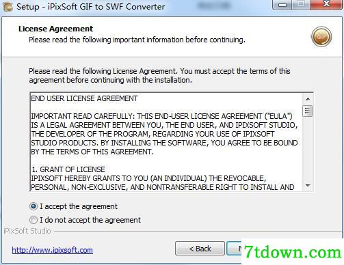 iPixSoft GIF to SWF Converter安装图2