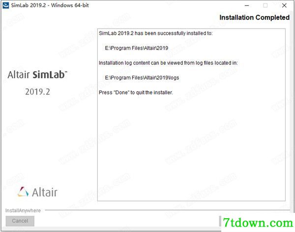 Altair SimLab有限元设计建模软件安装图13