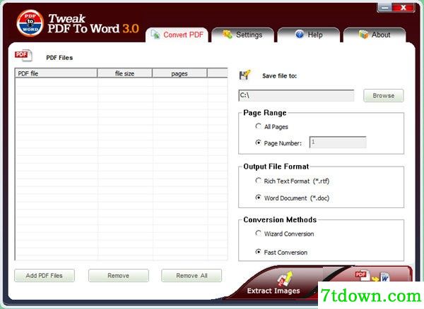PDF转Word软件下载截图1