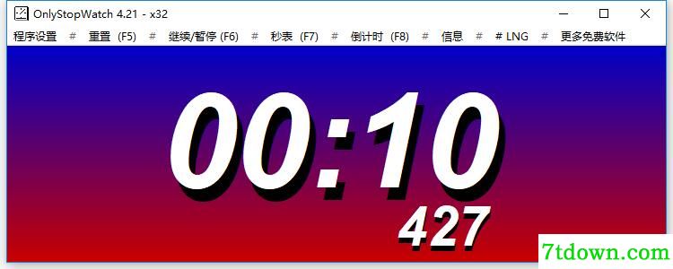 OnlyStopWatch(秒表软件) V6.01最新版
