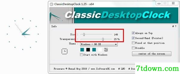 ClassicDesktopClock免费版