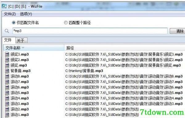 WizFile(电脑文件搜索软件)