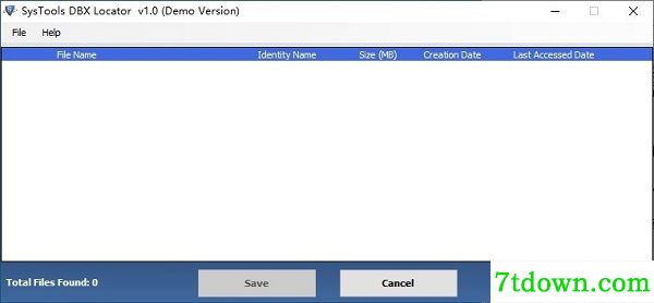 SysTools DBX Locator下载截图1