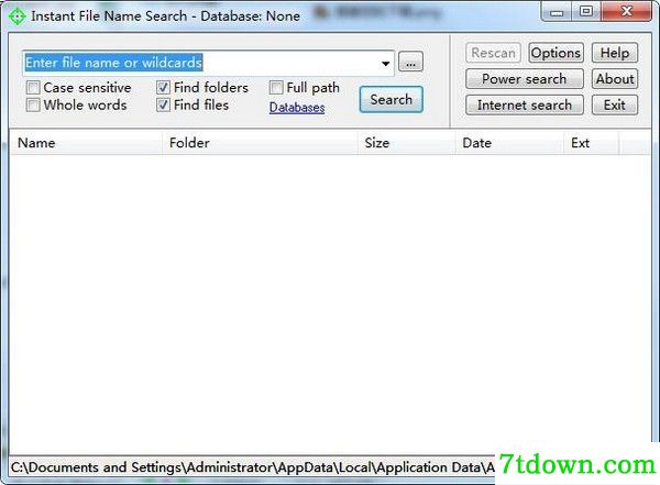 Instant File Name Search
