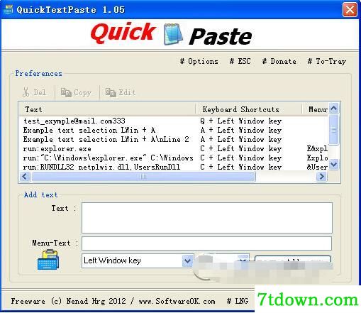 QuickTextPaste