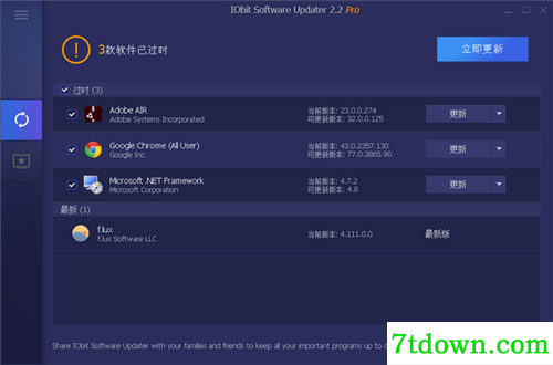 IObit Software Updater中文版功能特点