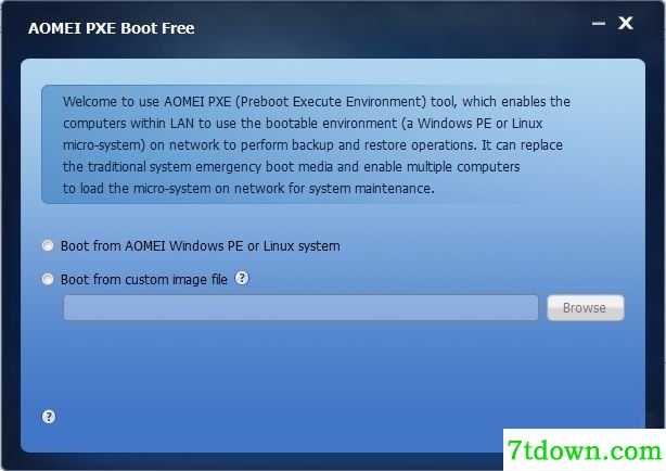 AOMEI PXE Boot Free