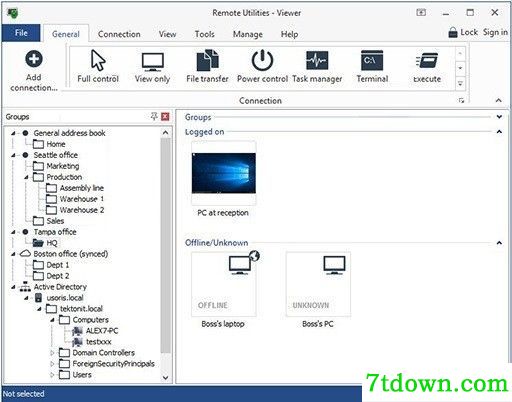 TektonIT remote utilities Viewer
