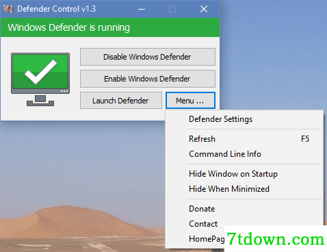 Defender Control中文版