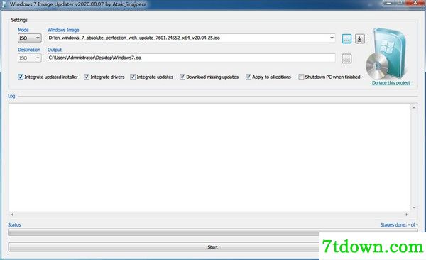 Windows 7 Image Updater 