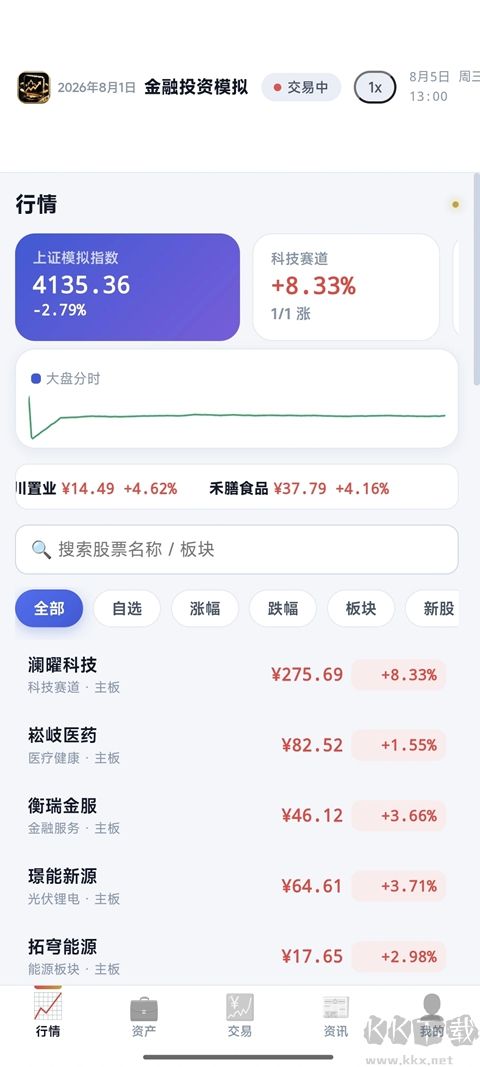 金融投资模拟