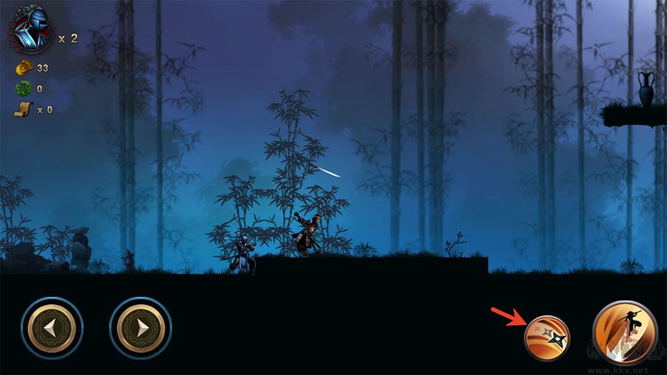 忍者武士暗影格斗无限金币版v1.99.1安卓版