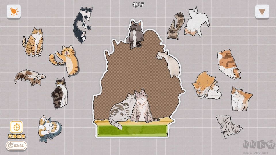 挤在一起的猫猫