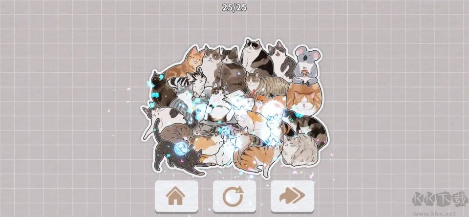 挤在一起的猫猫免广告版 v1.17安卓版