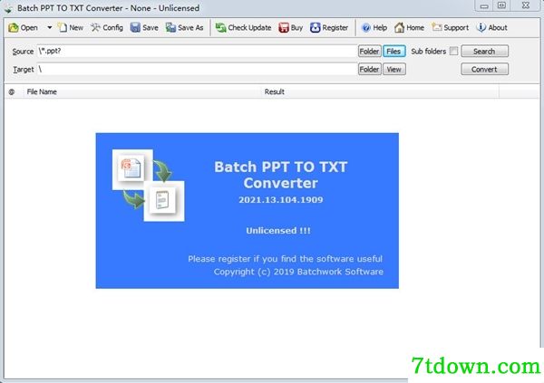 Batch PPT to TXT Converter下载截图1