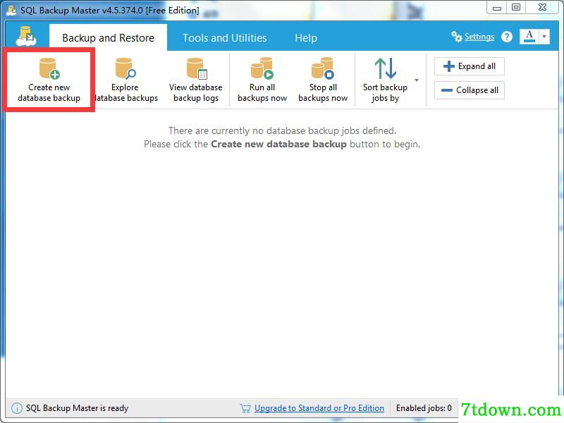 SQL Backup Master使用方法7